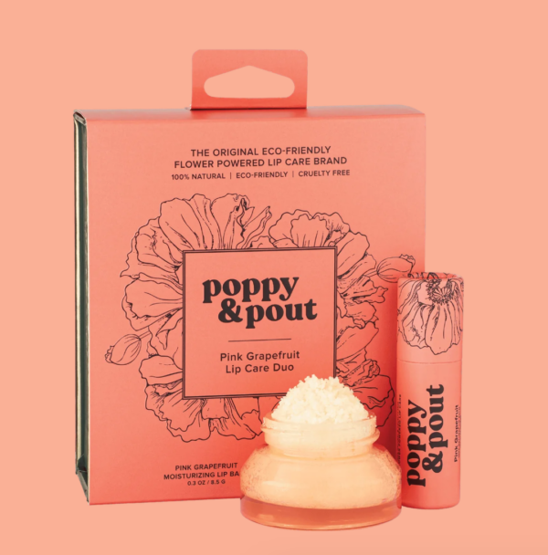 poppy and pout lip care duo gift set